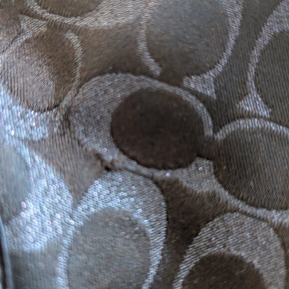 Vintage Coach Soho F12852 Metallic Signature Studded Flap Crossbody Bag - Picture 16 of 16